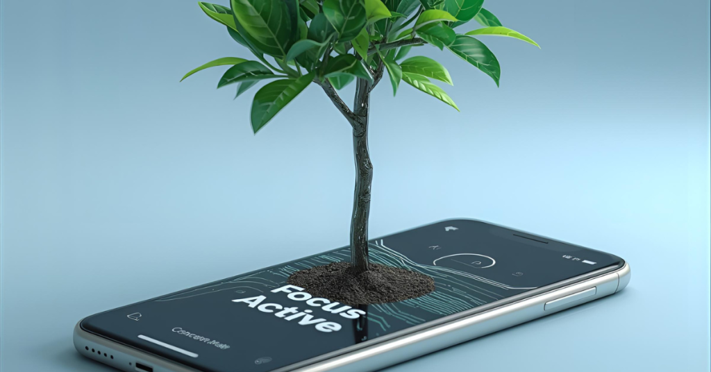 Gamification in AI focus apps. AI gamified app for distraction-free study.